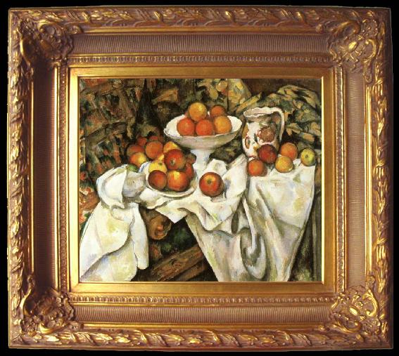 framed  Paul Cezanne Nature morte de pommes dt d